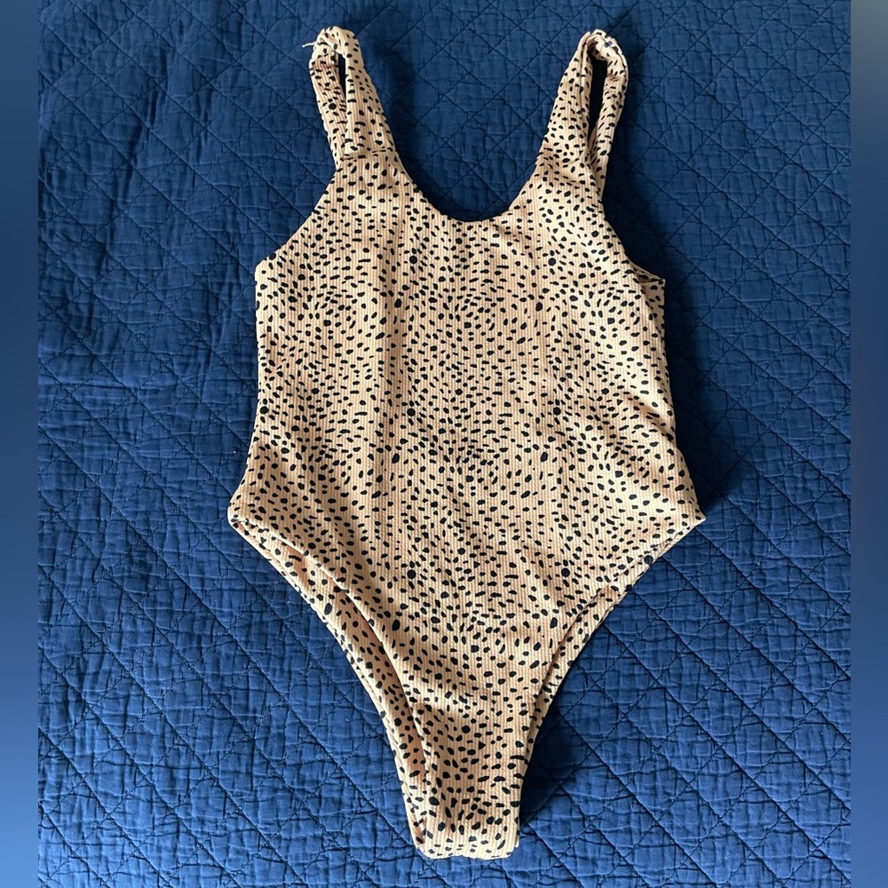 Leopard Print One-Piece Body suit
